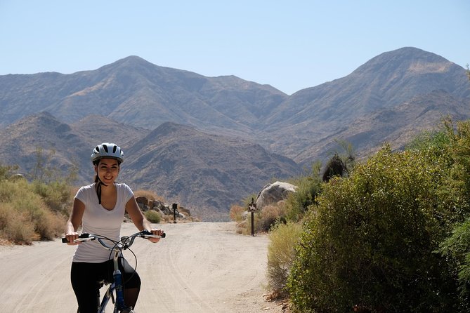 Palm Springs Indian Canyons Bike and Hike - The uphill ride into Indian Canyons