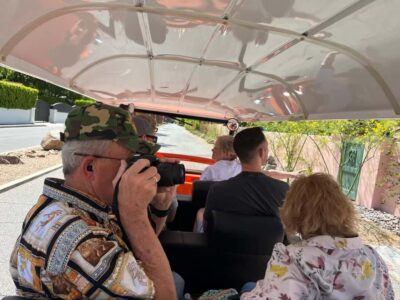 Palm Springs Tour from an open air 6 Passenger Golf Cart