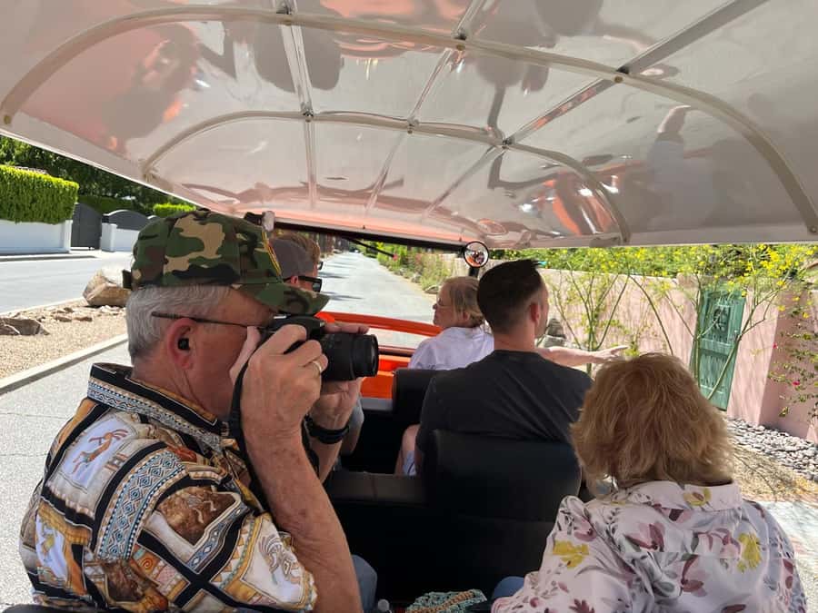 Palm Springs Tour from an open air 6 Passenger Golf Cart - The first tasting sets the tone at ChiChi