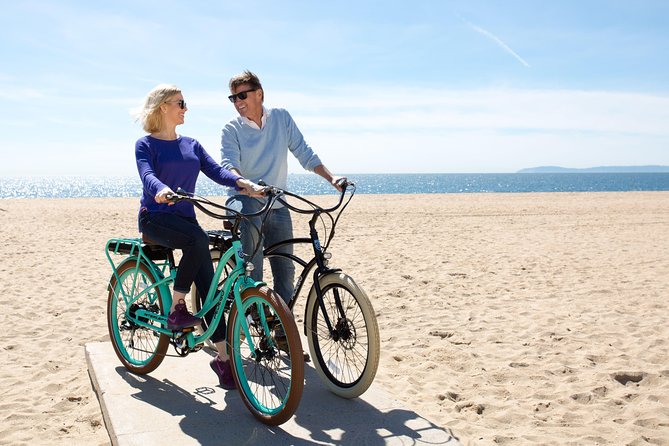 Pedego Electric Bike Rental - Getting comfortable with the Pedego bike