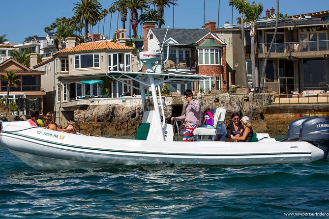 Private Dolphin and Whale Watching Tour in Newport Beach - Leaving Newport Harbor on Surfrider