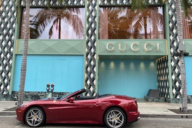 Private Ferrari Driving Tour from Hollywood to Sunset - Starting at 6808 Hollywood Boulevard