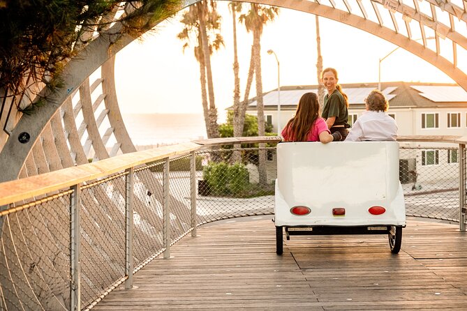 Private Rickshaw Tour of Santa Monica and Venice Beach - Crossing into Venice and its boardwalk character