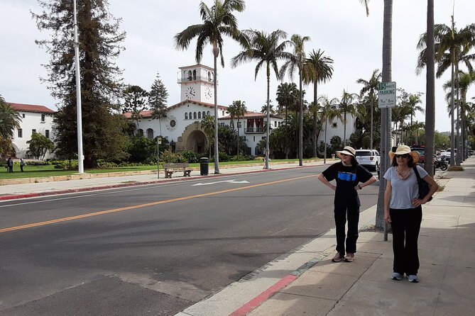 Private Santa Barbara History and Architecture Walking Tour - Alice Keck Park adds shade, water, and turtles