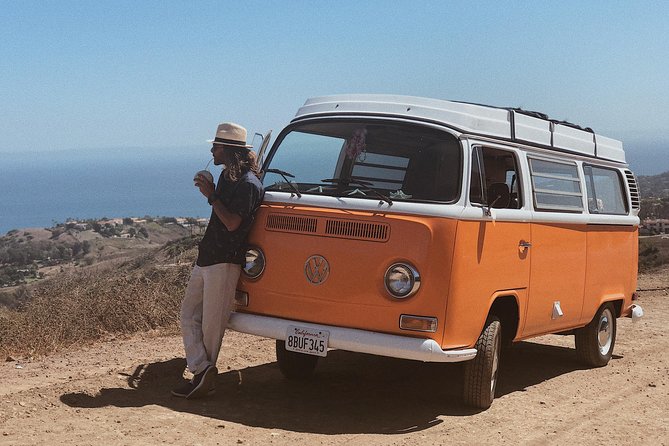 Private Vintage VW Hippie Tour to Malibu with wine tasting - Leaving Santa Monica Pier for PCH