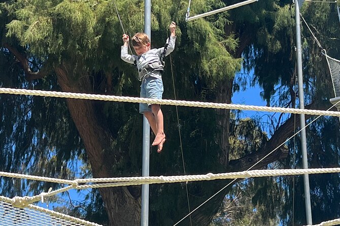 Recreational Flying Trapeze Classes - Starting on the ground at Haley and Santa Barbara