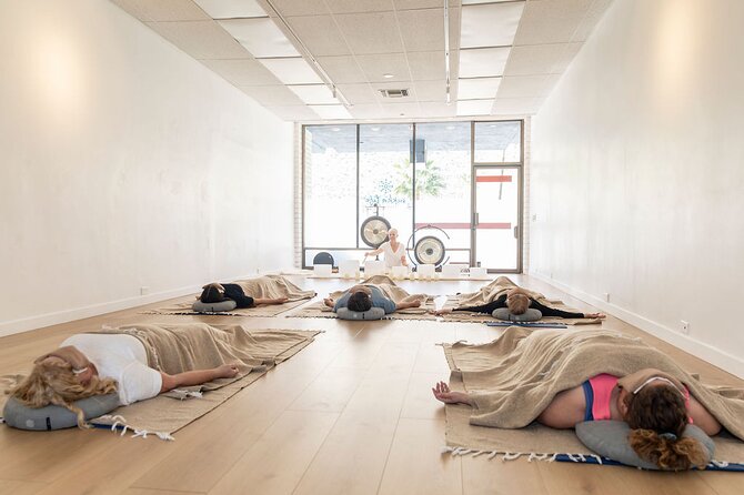Restorative Soundbath in Palm Springs - Herbal chai and a gentle start