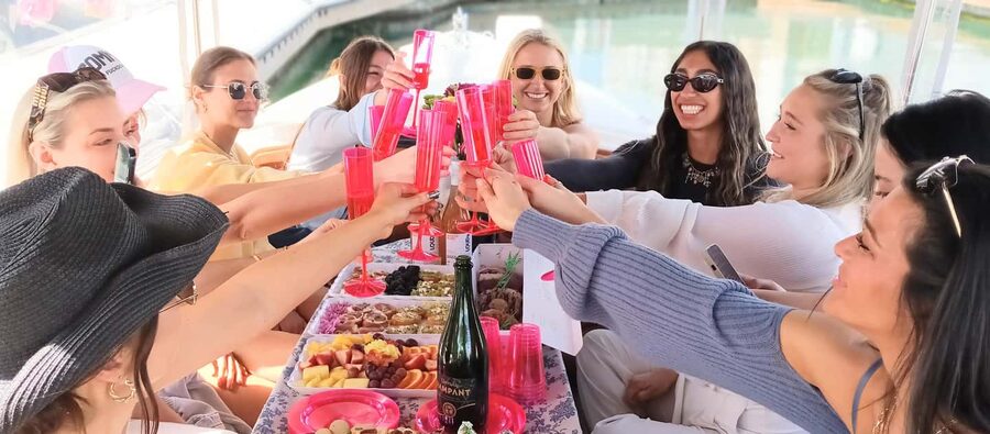 Romantic Boat Cruise with Wine & Cheese or Surprise Dinner - Sunset, birthdays, and romantic occasions