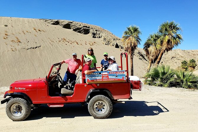 San Andreas Fault Jeep Tour from Palm Springs - Finding water at the natural palm oasis