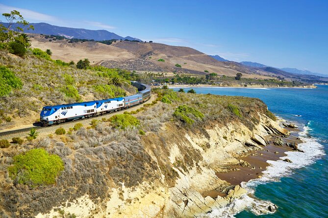 Santa Barbara 1-Day via Amtrak Starlight Coastal&car tour from LA - Pier Santa Barbara and the first look at the coast