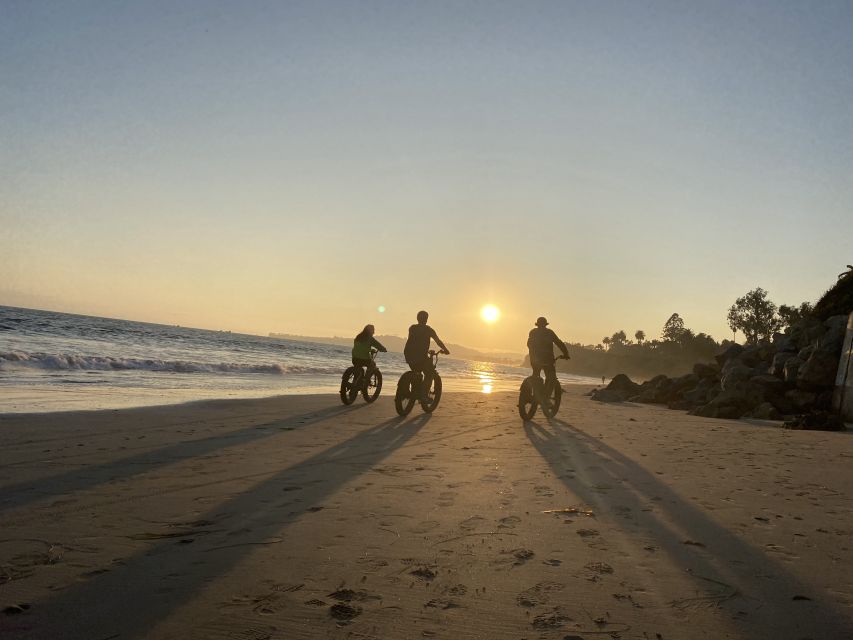 Santa Barbara: City & Sand Electric Bike Tour - Riding on the sand at the harbor