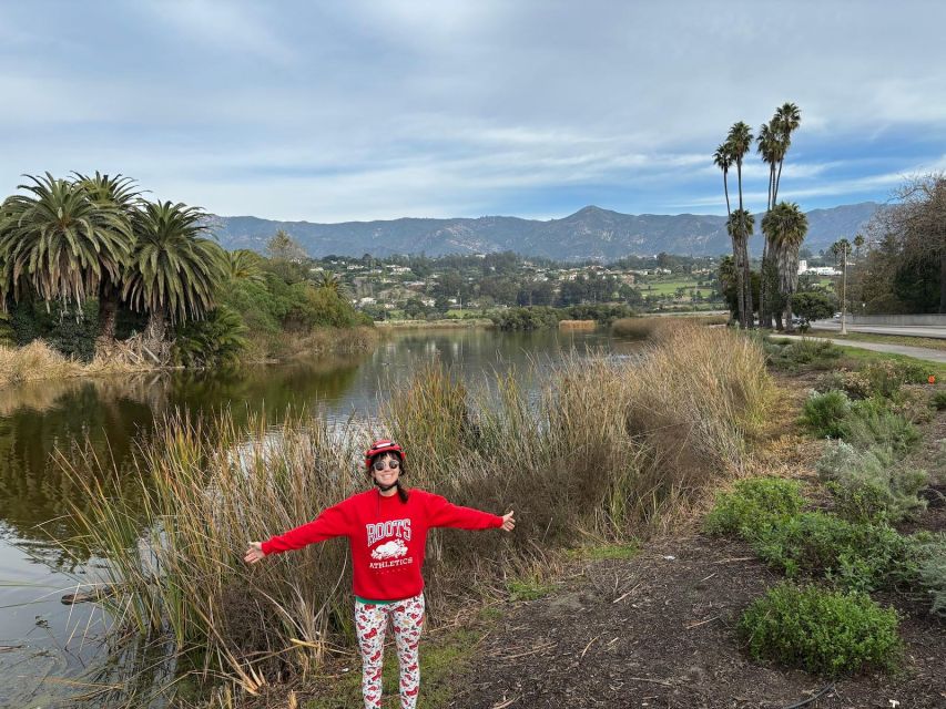 Santa Barbara: eBike rental full day - State Street Promenade and Santa Barbara architecture