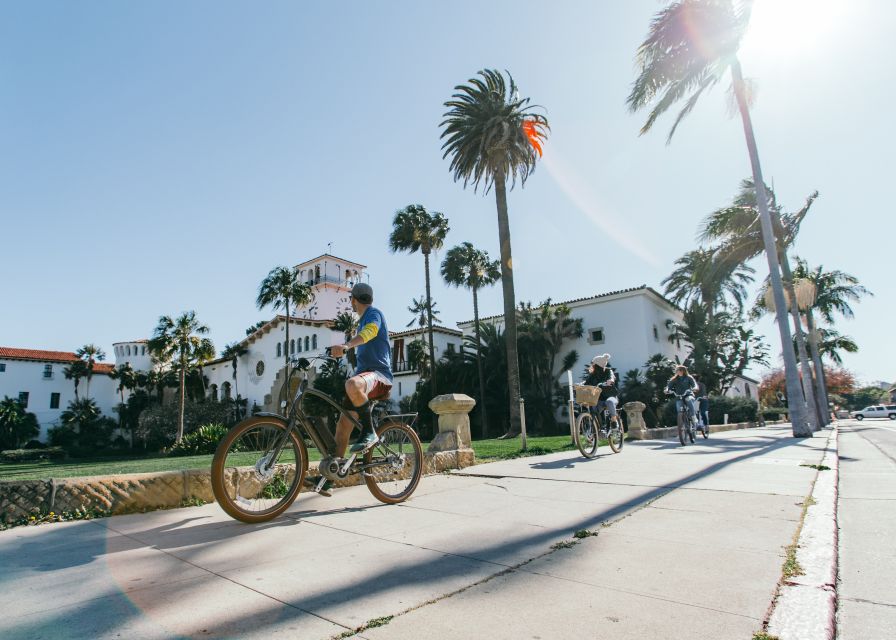 Santa Barbara: Electric Bike City Tour - East Beach and Butterfly Beach: an easy start by the water