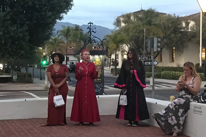 Santa Barbara Ghost Tours "Dead of the Night" History, Mystery! - Walking through El Paseo