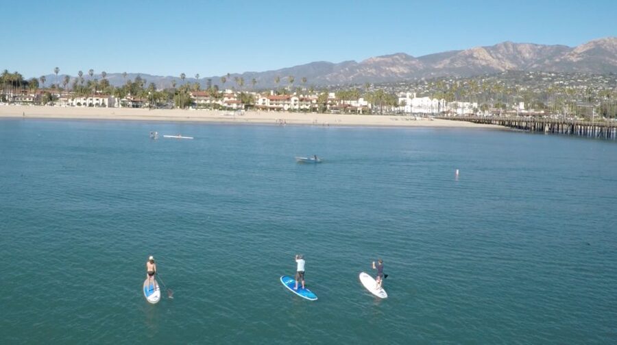 Santa Barbara: Stand-up Paddle Board Rental - Parking at Palm Park or along West Beach streets