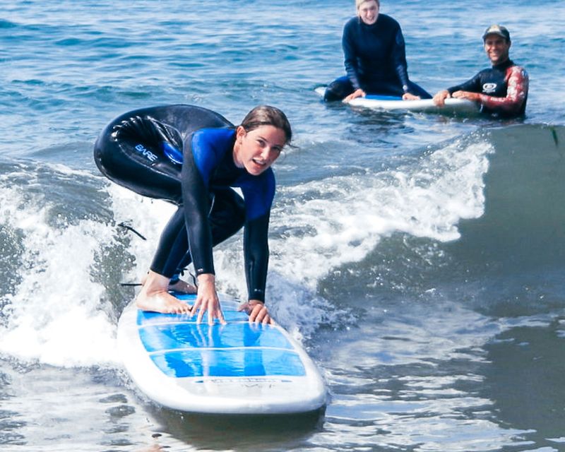 Santa Barbara: Surfing Lessons - Your first Santa Barbara surf lesson, from sand to water