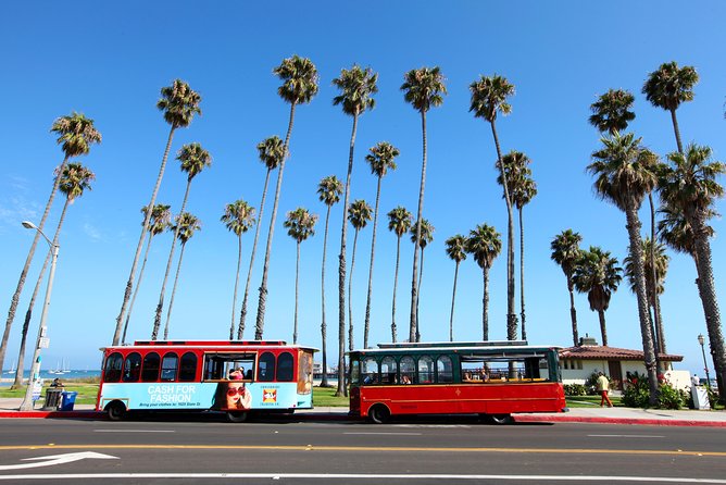 Santa Barbara Trolley Tour - The Mission stop, the tour’s one real pause