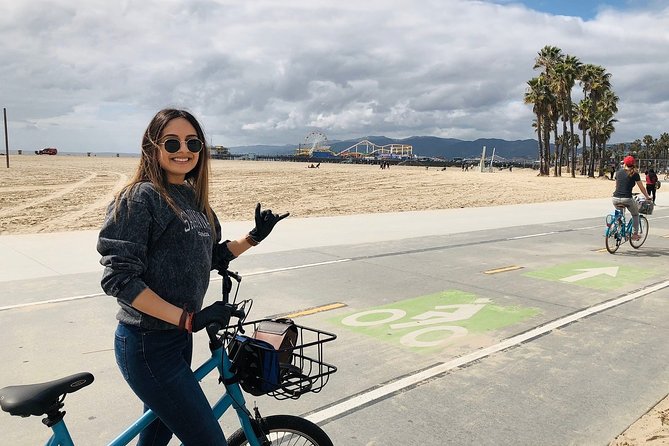 Santa Monica and Venice Beach Bike Adventure Tour - Pedaling through the Venice Canals