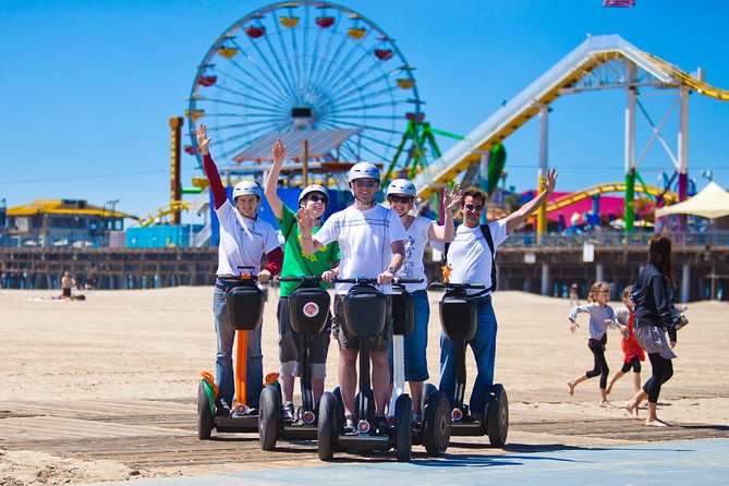 Santa Monica and Venice Beach Segway Tour - Riding from Santa Monica toward Venice