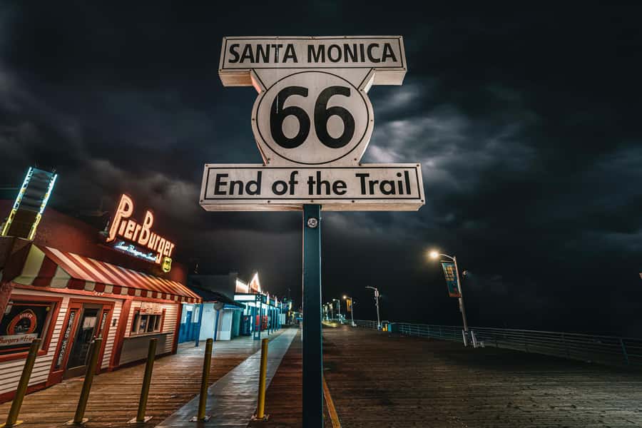Santa Monica: Ghosts and Phantoms of the Pier Walking Tour - Starting beneath the Santa Monica Pier sign