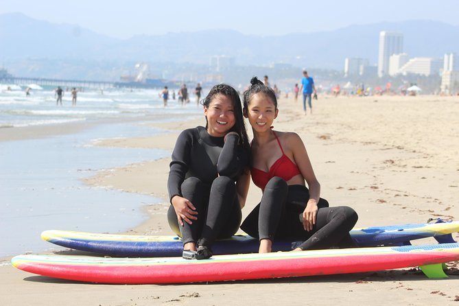 Shared 2 Hour Small Group Surf Lesson in Santa Monica - The remaining time is yours to practice