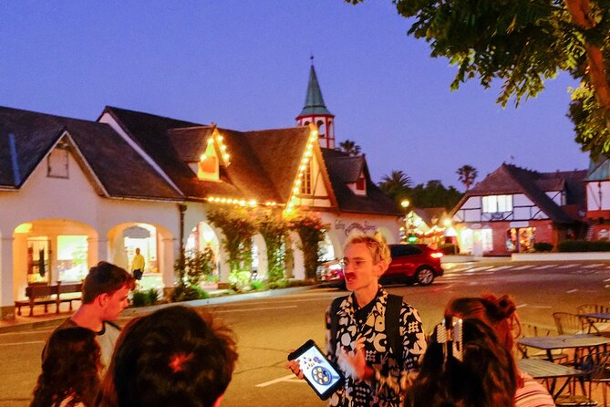 Spooky Solvang Ghost Hunting & History Tour - The old Spanish Mission from a distance
