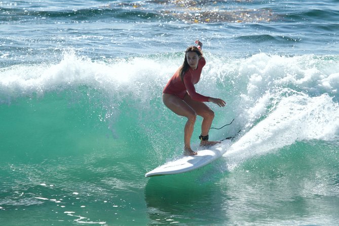Surf Lesson in Laguna Beach - Learning the pop-up on the sand