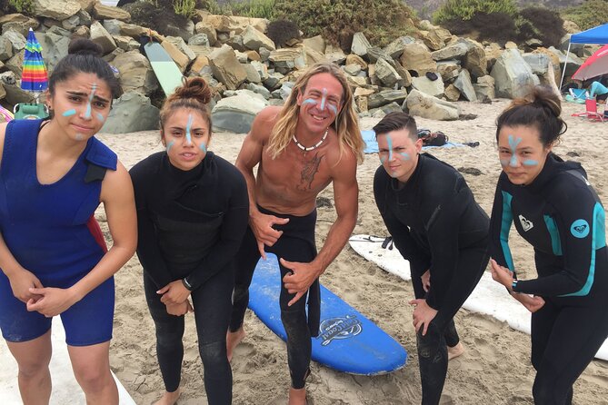 Surf Lessons in Santa Barbara with the Dude - Going straight to the surf break