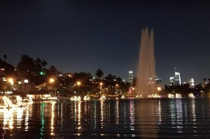 Swan Boat Night Ride at Echo Park Lake - Fountain views, city lights, and the best photos