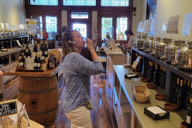 Sweet & Savory Tour of Lancaster City! - Seasons Olive Oil and Vinegar turns tasting into a lesson