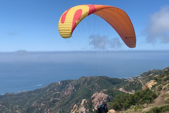 Tandem Paragliding flight with instructor in Malibu - What $320 means in practical value