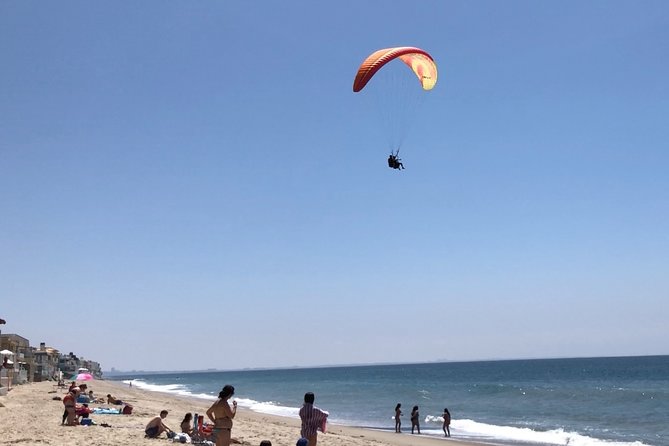 Tandem Paragliding flight with instructor in Malibu - Why weather is part of the experience
