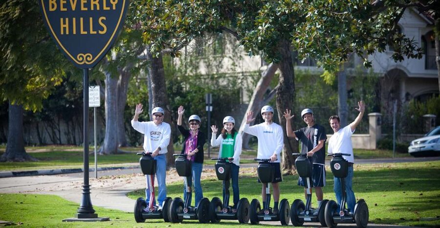 The Beverly Hills Segway Tour - Learning to Ride at 1080 South La Cienega Boulevard