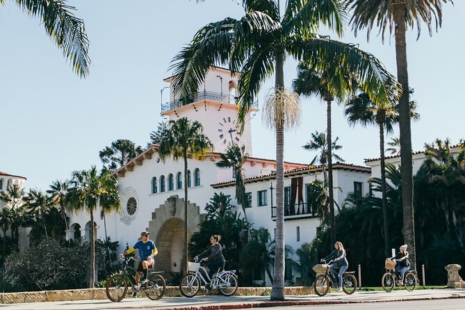 The Original Group Electric Bike Tour of Santa Barbara - West Beach, the Riviera, and the Santa Ynez Mountains