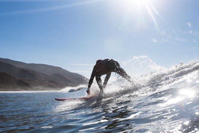 Ventura Surf Lesson - Learning your stance before entering the water