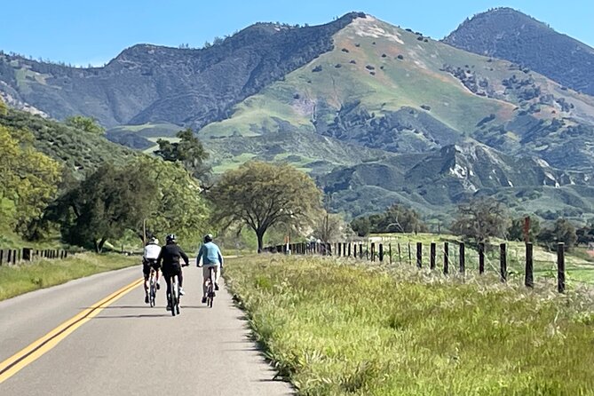 Wine Country Farm to Table Bike Tour w/Lunch - Country roads toward the San Rafael Mountains