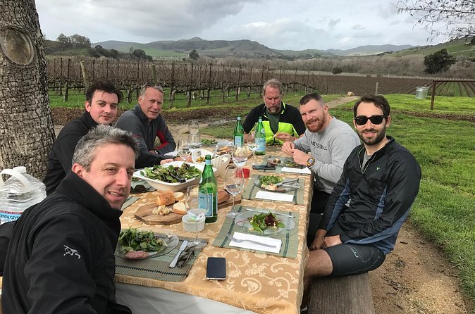 Wine Country Farm to Table Bike Tour w/Lunch - Lunch and wine at a family vineyard